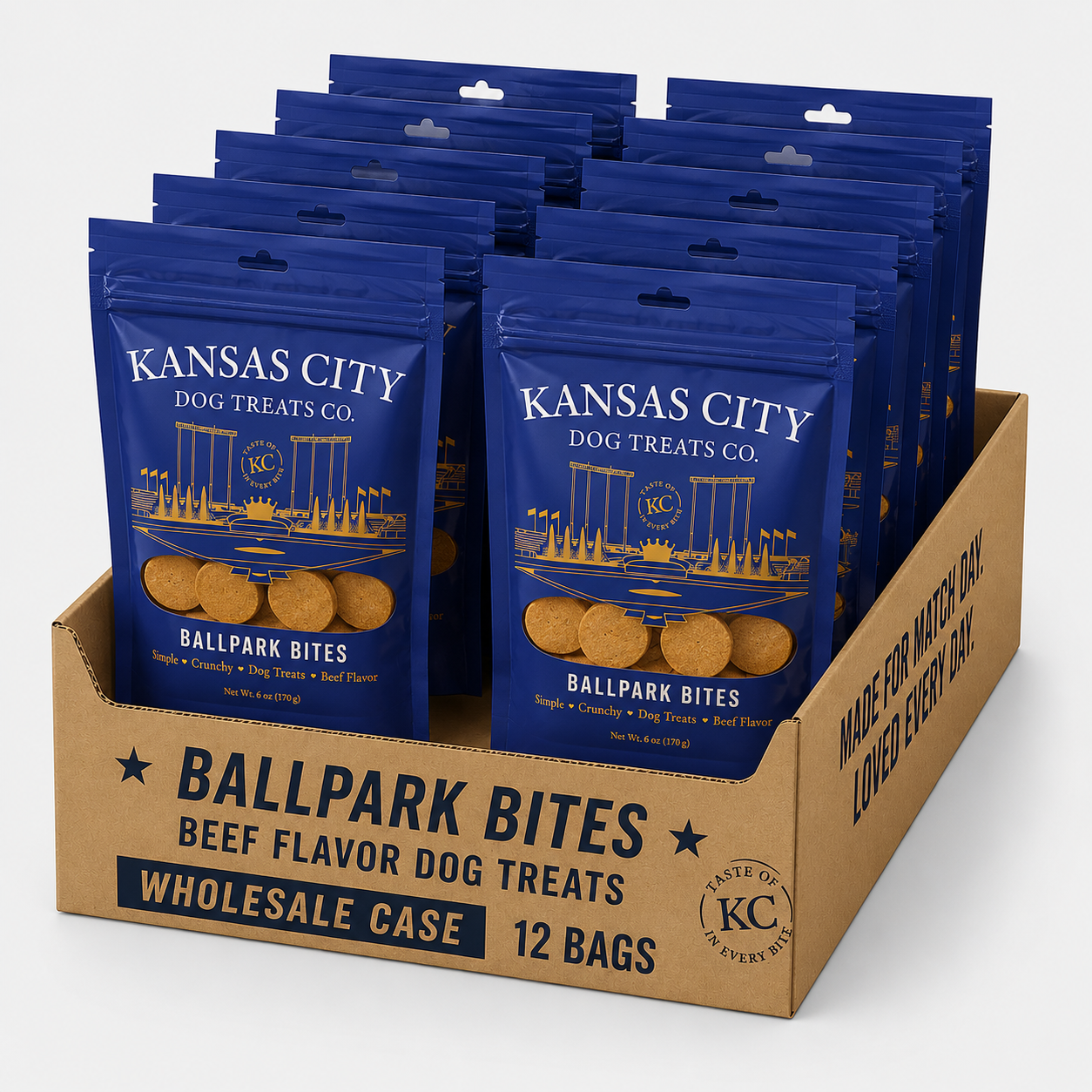 Ballpark Bites Dog Treats Case of 12
