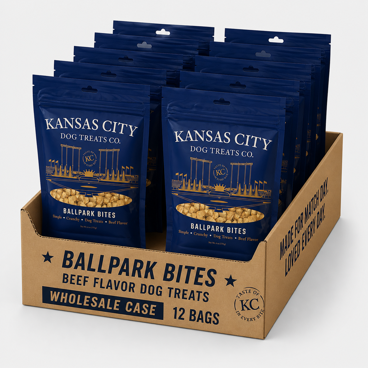 Ballpark Bites Dog Treats Case of 12